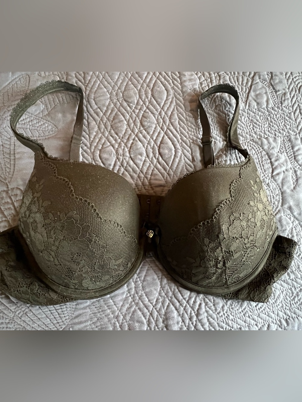 Victoria's Secret Black Lace Padded Bra